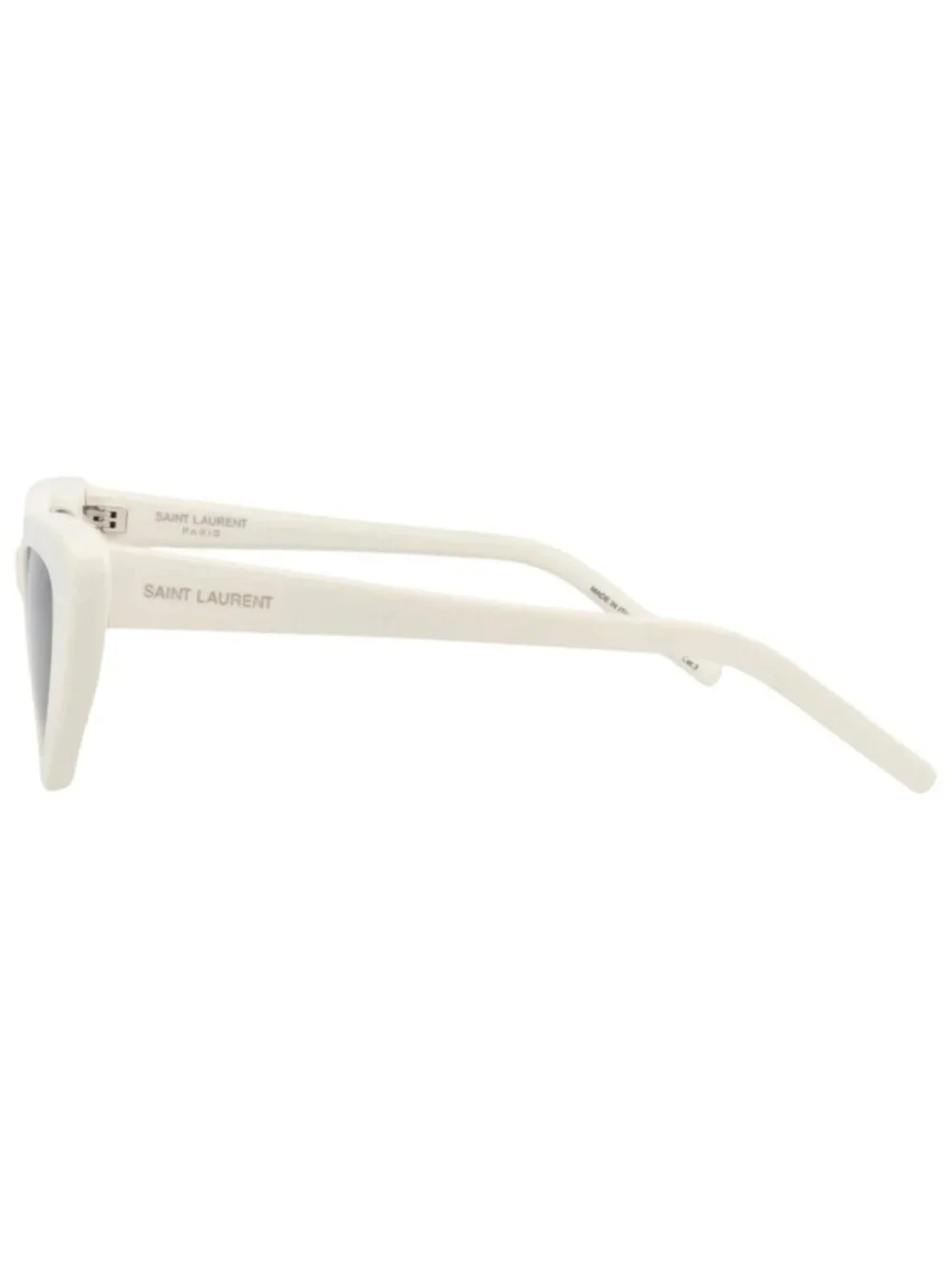 New Saint Laurent Women's Sunglasses Cat Eye Recycled Acetate Frame White White